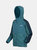 Childrens/Kids Dissolver VI Marl Fleece Full Zip Hoodie - Pagoda Blue/Dragonfly