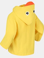Childrens/Kids Duck Waterproof Jacket - Bright Yellow