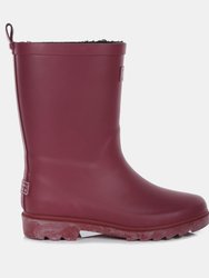 Childrens/Kids Fairweather Galoshes Boots - Raspberry Radiance - Raspberry Radiance