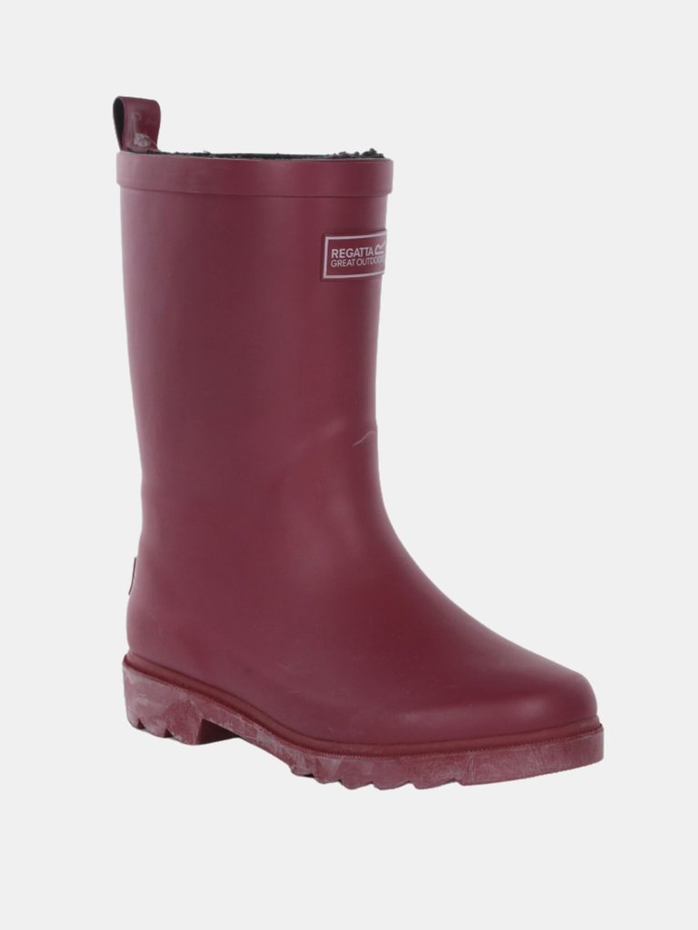 Childrens/Kids Fairweather Galoshes Boots - Raspberry Radiance