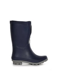 Childrens/Kids Fairweather Shine Brite Light Galoshes - Navy/Storm Grey