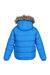 Childrens/Kids Faux Fur Trim Parka - Blue