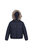 Childrens/Kids Faux Fur Trim Parka - Navy