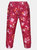 Childrens/Kids Floral Peppa Pig Packaway Waterproof Trousers - Berry Pink
