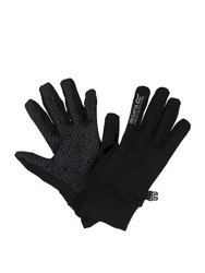 Childrens/Kids Grippy II Lightweight Gloves - Black/Dark Grey - Black/Dark Grey