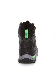 Childrens/Kids Hawthorn Evo Walking Boots - Black/Summer Green