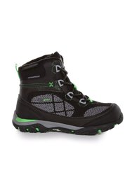 Childrens/Kids Hawthorn Evo Walking Boots - Black/Summer Green - Black/Summer Green