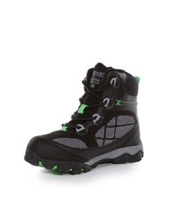 Childrens/Kids Hawthorn Evo Walking Boots - Black/Summer Green