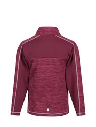 Childrens/Kids Hewley Recycled Half Zip Fleece Top - Violet/Amaranth Haze