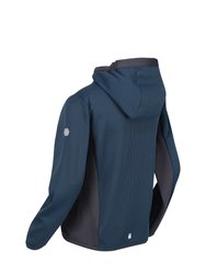 Childrens/Kids Highton Full Zip Fleece Jacket - Imperial Blue/India Grey