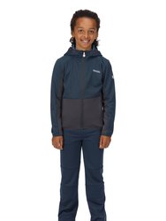 Childrens/Kids Highton Full Zip Fleece Jacket - Imperial Blue/India Grey - Imperial Blue/India Grey