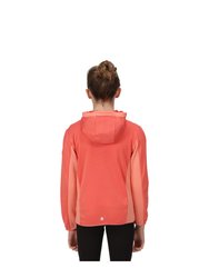 Childrens/Kids Highton Full Zip Fleece Jacket - Neon Peach/Fusion Coral