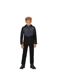 Childrens/Kids Highton III Waterproof Jacket - Black/India Grey - Black/India Grey