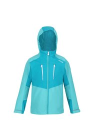 Childrens/Kids Highton III Waterproof Jacket - Turquoise/Enamel