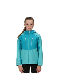 Childrens/Kids Highton III Waterproof Jacket - Turquoise/Enamel - Turquoise/Enamel