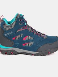 Childrens/Kids Holcombe IEP Junior Hiking Boots - Moroccan Blue/Duchess