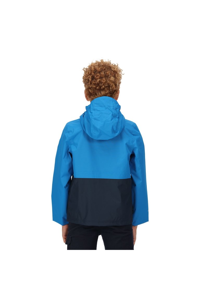 Childrens/Kids Hywell Waterproof Jacket - Imperial Blue/Navy