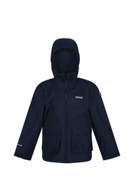 Childrens/Kids Hywell Waterproof Jacket - Navy - Navy