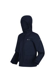 Childrens/Kids Hywell Waterproof Jacket - Navy