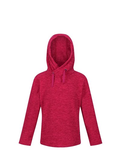 Regatta Childrens/Kids Kacie Hooded Fleece - Berry Pink Marl product