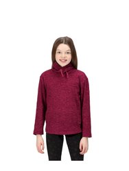 Childrens/Kids Kacie Hooded Fleece - Raspberry Radiance Marl