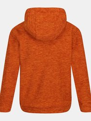 Childrens/Kids Keyon Hooded Fleece - Autumn Maple Marl