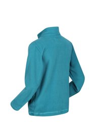 Childrens/Kids King II Lightweight Full Zip Fleece Jacket - Pagoda Blue