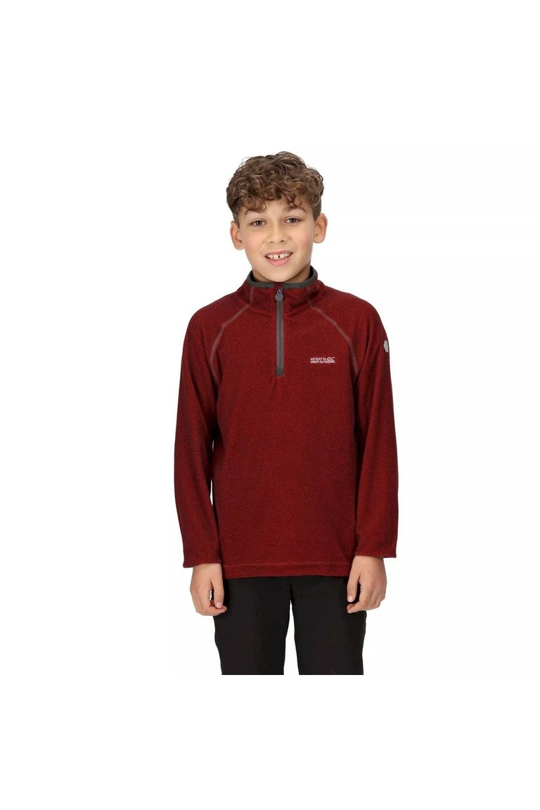 Childrens/Kids Loco Fleece - Chinese Red/Black - Chinese Red/Black