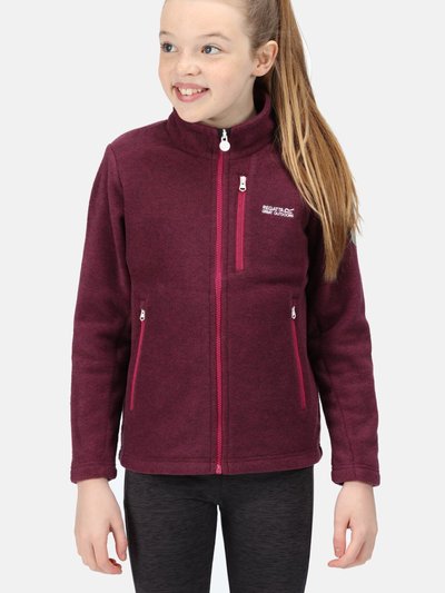 Regatta Childrens/Kids Marlin VII Full Zip Fleece Jacket - Raspberry Radience product