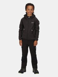Childrens/Kids Maxwell Marl Soft Shell Jacket - Black - Black