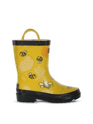 Childrens/Kids Minnow Bee Galoshes