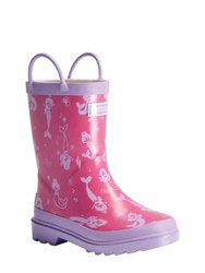 Childrens/Kids Minnow Mermaid Galoshes - Santorini Sunset