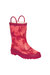 Childrens/Kids Minnow Patterned Wellington Boots - Unicorn/Red Ochre - Unicorn/Red Ochre