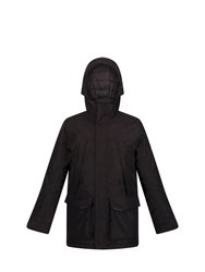 Childrens/Kids Paddrick Waterproof Parka Jacket - Black - Black