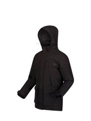 Childrens/Kids Paddrick Waterproof Parka Jacket - Black