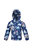 Childrens/Kids Penguin Peppa Pig Packaway Waterproof Jacket - Space Blue/Arctic Blue