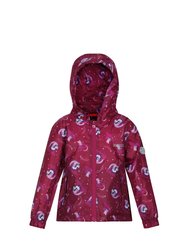 Childrens/Kids Peppa Pig Packaway Waterproof Jacket - Raspberry Radiance - Raspberry Radiance