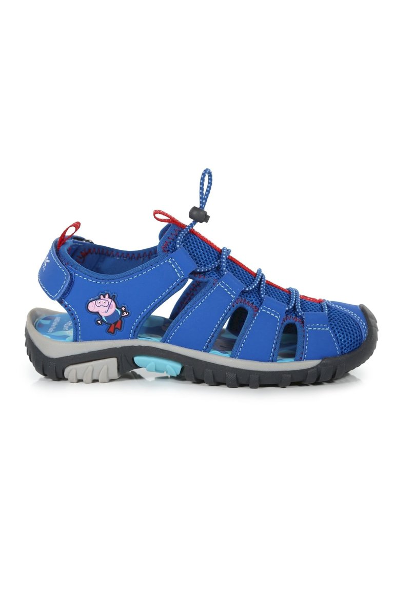 Childrens/Kids Peppa Pig Sandals - Imperial Blue/True Red