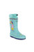 Childrens/Kids Peppa Pig Splash Square Galoshes Shoes - Aruba Blue