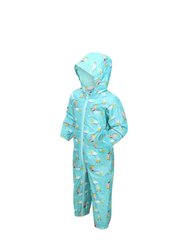 Childrens/Kids Pobble Peppa Pig Clouds Waterproof Puddle Suit