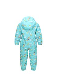Childrens/Kids Pobble Peppa Pig Clouds Waterproof Puddle Suit