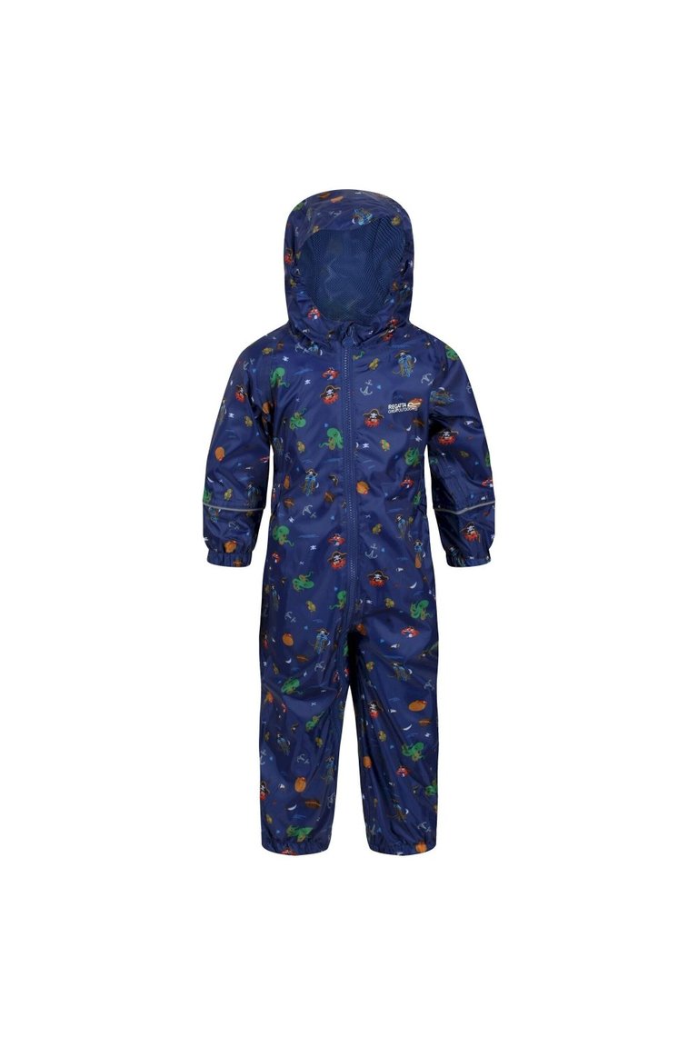 Childrens/Kids Pobble Pirate Puddle Suit - New Royal