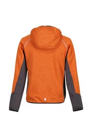 Childrens/Kids Prenton Lightweight Fleece Jacket - Autumn Maple/Dark Grey