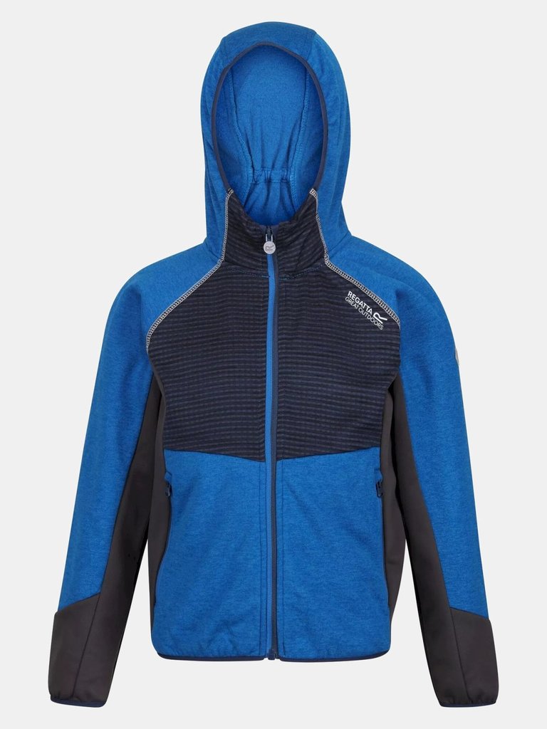 Childrens/Kids Prenton Lightweight Fleece Jacket - Sky Diver Blue/Admiral Blue - Sky Diver Blue/Admiral Blue