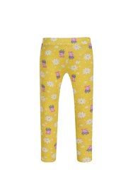 Childrens/Kids Printed Peppa Pig Leggings - Pack Of 2