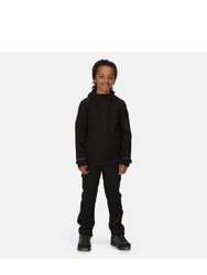 Childrens/Kids Pulton Waterproof Jacket (Black) - Black