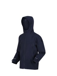 Childrens/Kids Pulton Waterproof Jacket (Navy)