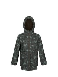 Childrens/Kids Salman Insulated Waterproof Jacket - Dark Khaki