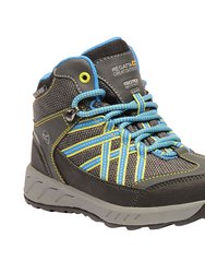 Childrens/Kids Samaris Hiking Boot - Briar/French Blue