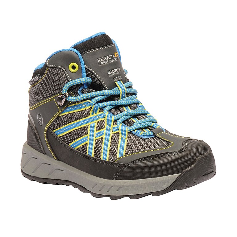 Childrens/Kids Samaris Hiking Boot - Briar/French Blue